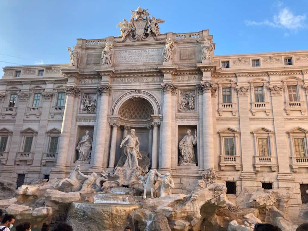 Trevi Fountain in Rome Italy
