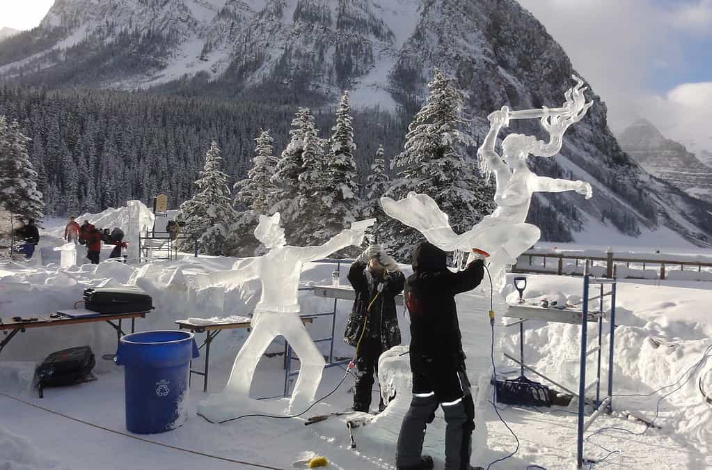 Lake Louise Ice Sculptures at the Ice Magic Event (2026)